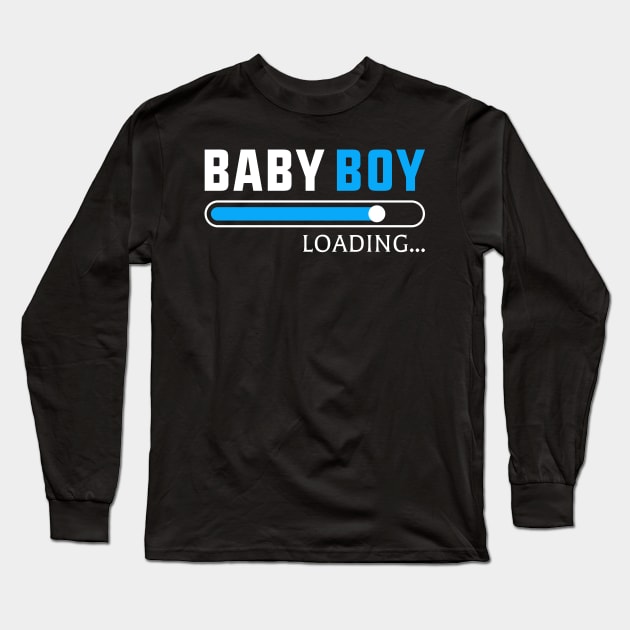 Baby Boy Loading Long Sleeve T-Shirt by Hiyokay